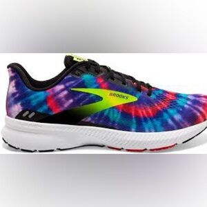Brooks Launch 8 running shoes in a tie-dye colorway